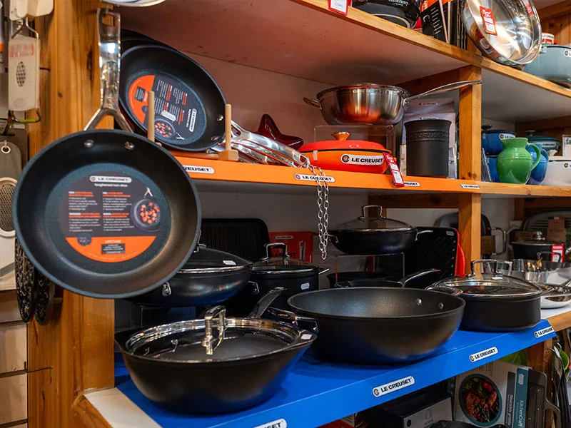 Cilla Camilla Cookshop Sherborne Creuset