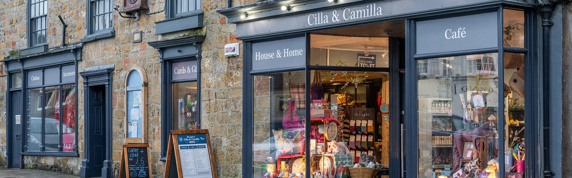 Cilla Camilla Independent Shopping Dorset